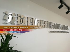 武汉写字楼公司门头招牌广告字设计,武昌企业logo广告牌制作