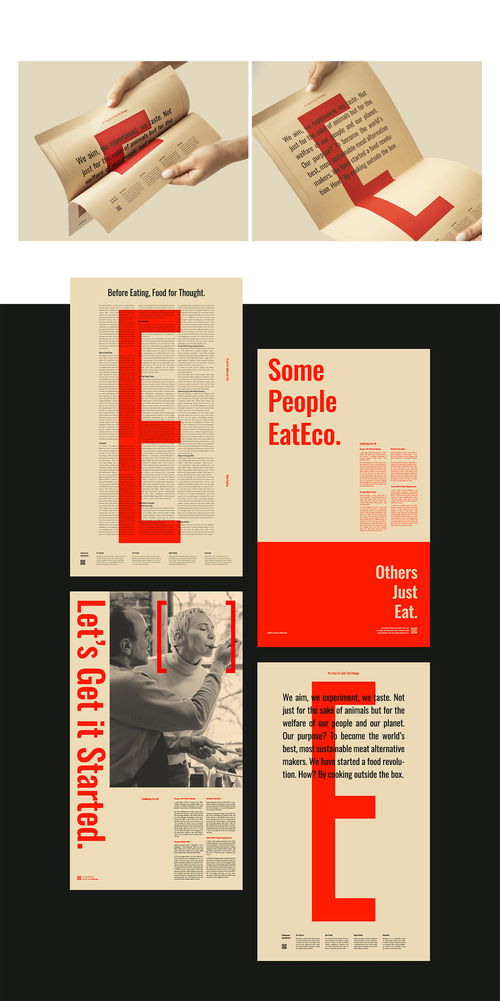 韩国hanwha eateco食品品牌形象设计