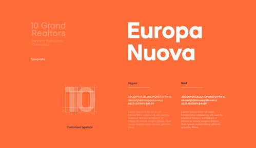 平面设计 10 grand realtors 人房地产公司品牌形象设计